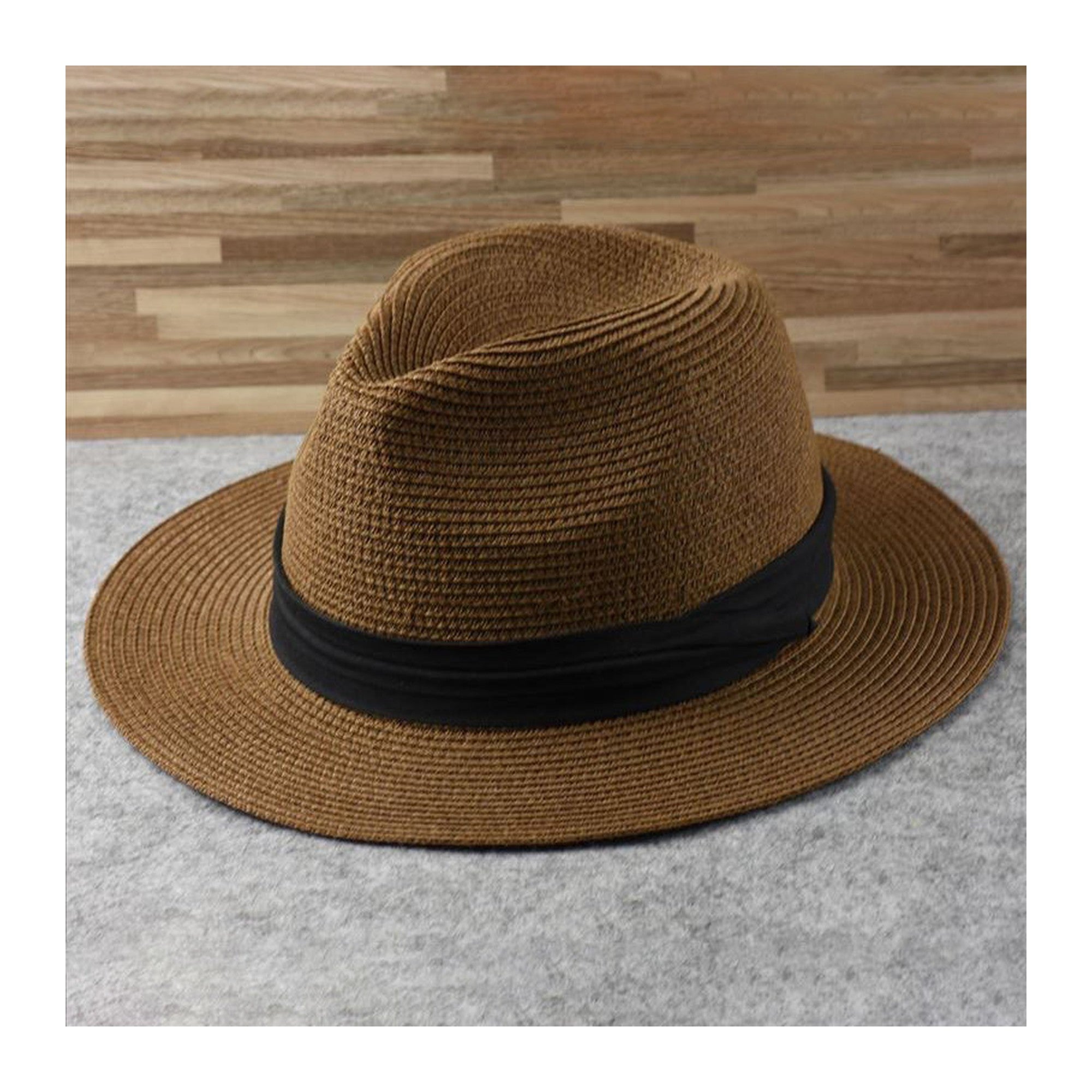 Woven Straw Fedora