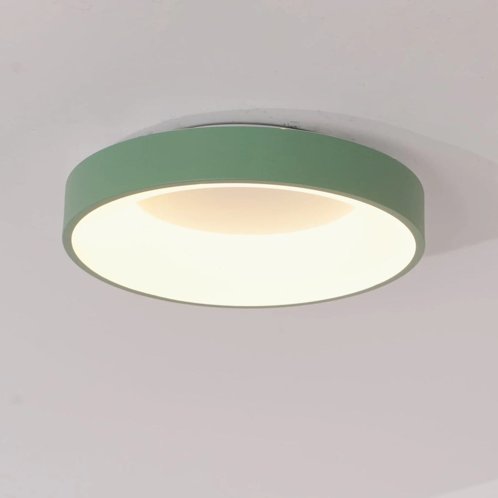 Ceiling Light – flush mount, wrought iron, tri-colour LED