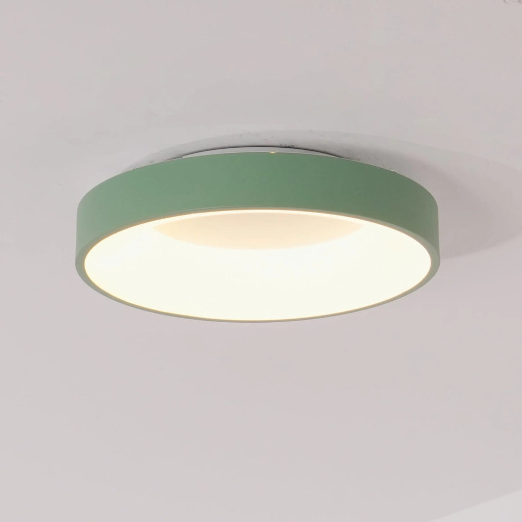 Ceiling Light – flush mount, wrought iron, tri-colour LED