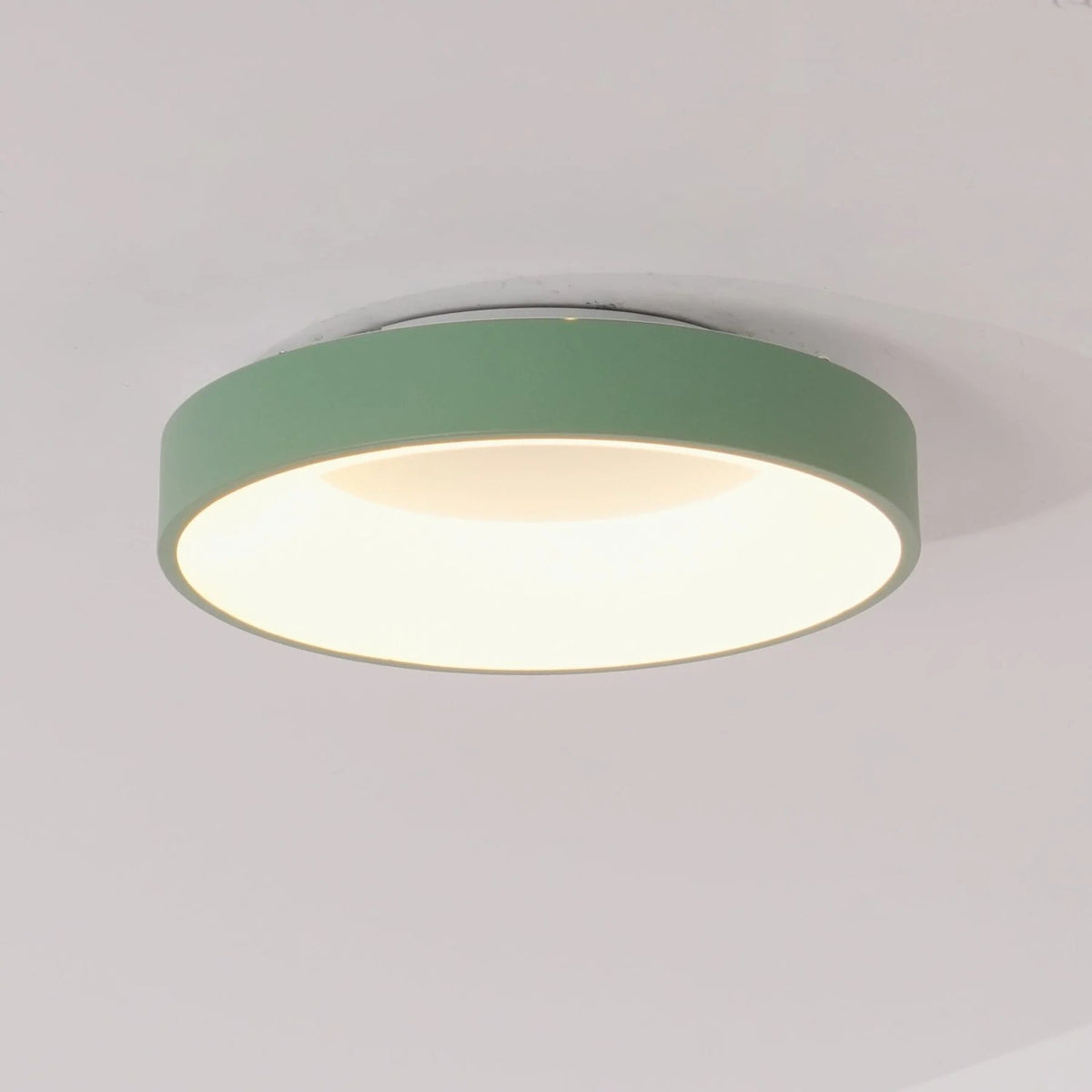 Ceiling Light – flush mount, wrought iron, tri-colour LED
