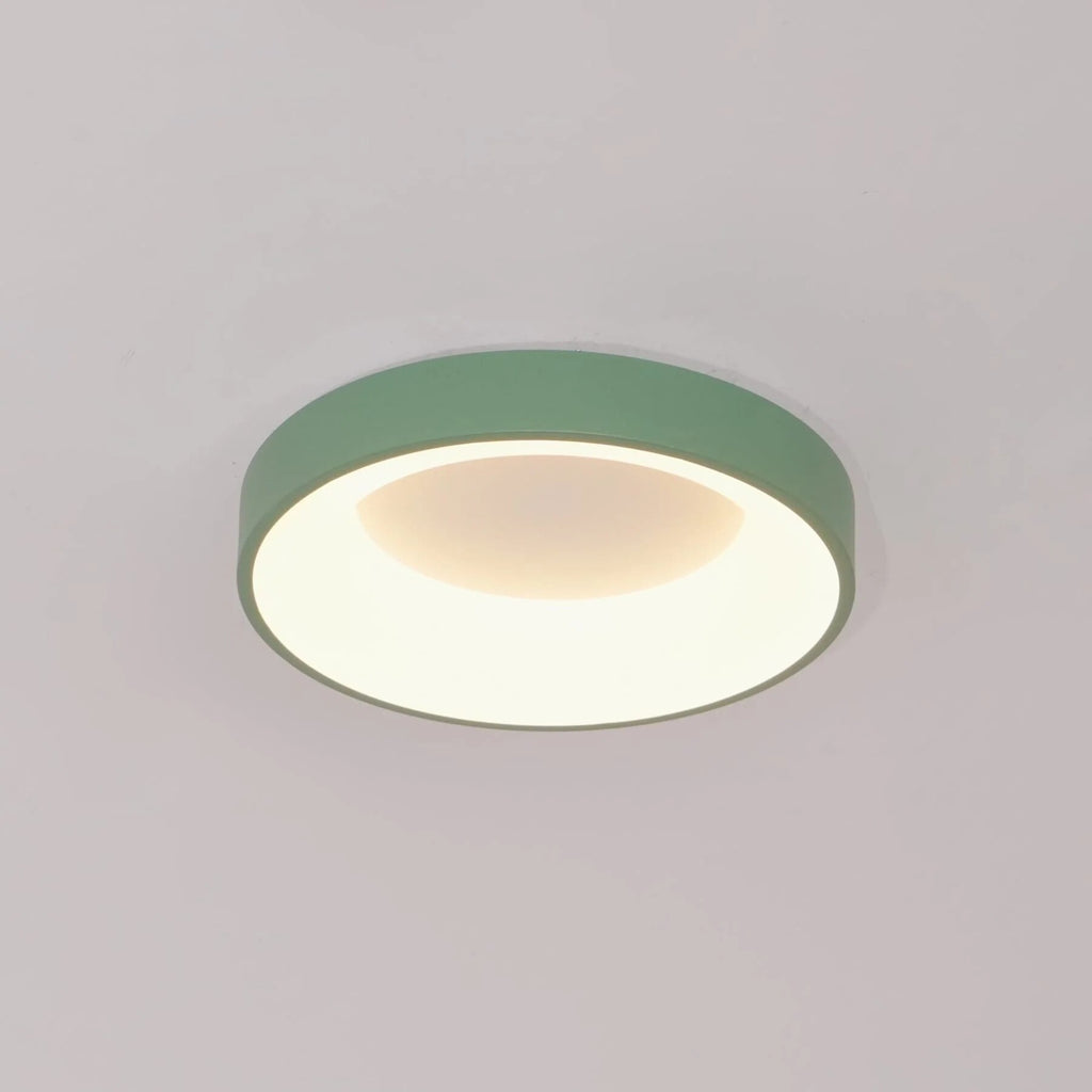 Ceiling Light – flush mount, wrought iron, tri-colour LED
