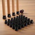 Chair Leg Floor Protectors – silicone caps, felt base, quiet
