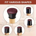 Chair Leg Floor Protectors – silicone caps, felt base, quiet