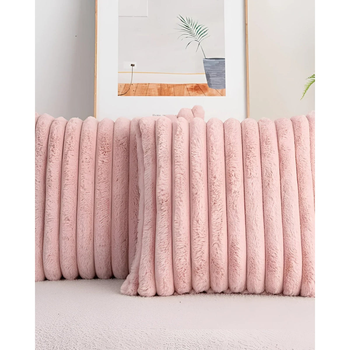 Channel Plush Cushion