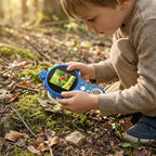 Children's Digital Microscope – LCD screen, dinosaur-shaped handle