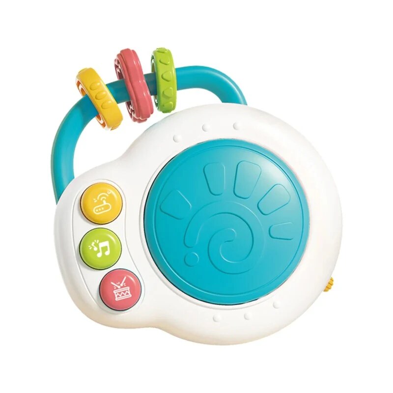 Child's piano – drum and guitar three-piece set, light-up buttons