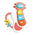 Child's piano – drum and guitar three-piece set, light-up buttons