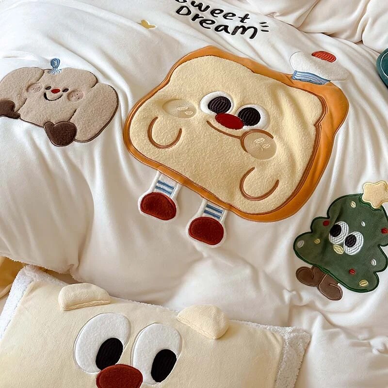 Christmas Bedding Set – microfibre and teddy fleece, seasonal design