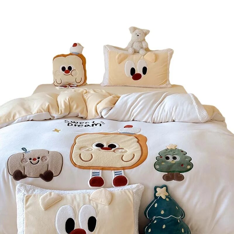 Christmas Bedding Set – microfibre and teddy fleece, seasonal design