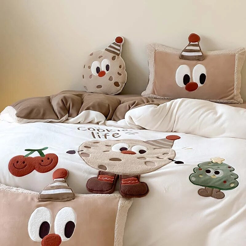 Christmas Bedding Set – microfibre and teddy fleece, seasonal design