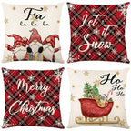 Christmas Cushion Covers, Set of 4