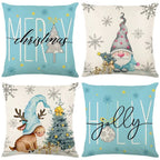Christmas Cushion Covers, Set of 4