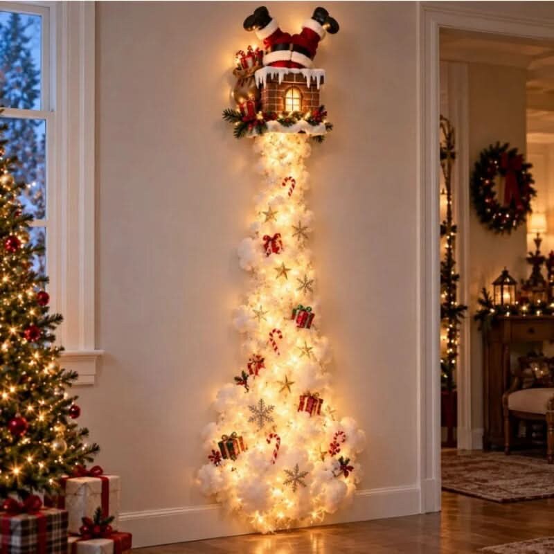 Christmas LED wall light – Santa Train, Snowman, Reindeer designs