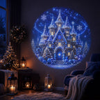 Christmas Projector Lamp – 8 blue light patterns, mains powered