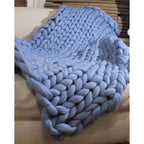 Chunky Knit Throw Blanket