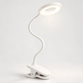 Clip-on LED Table Lamp – flexible arm, dimmable, portable
