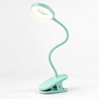Clip-on LED Table Lamp – flexible arm, dimmable, portable