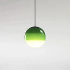 Coloured Glass Pendant – Gradient Mood Lighting, Suspended Shade