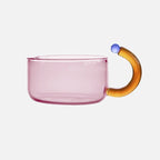 Colourful Glass Teapot and Cups