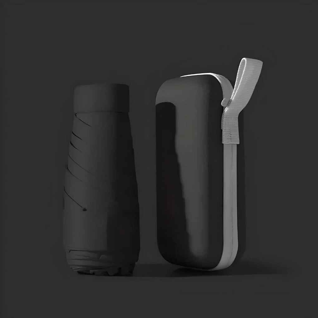 Compact Folding Umbrella – wind-resistant frame, waterproof sleeve