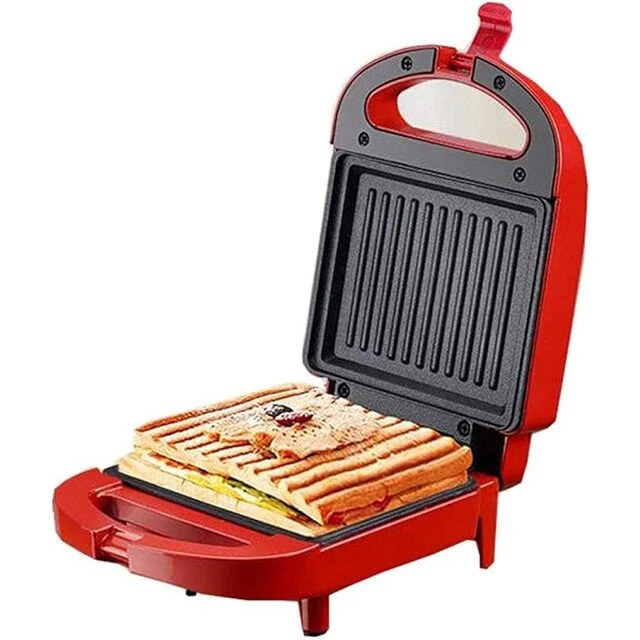 Compact Toastie Maker – sandwich, panini, non-stick plates