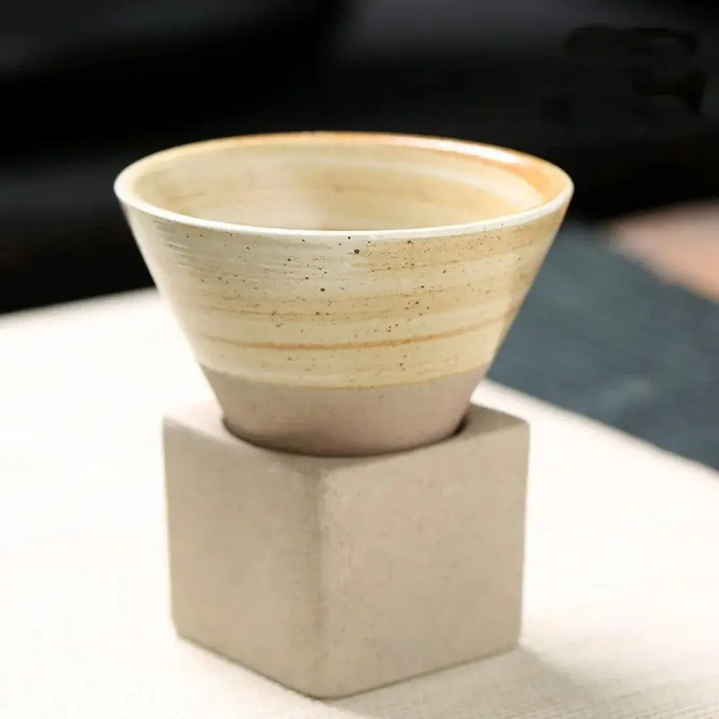 Conical Ceramic Coffee Cup