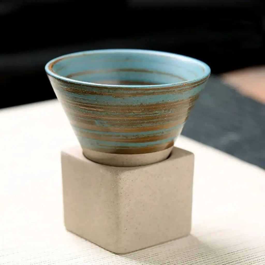 Conical Ceramic Coffee Cup