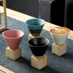 Conical Ceramic Coffee Cup
