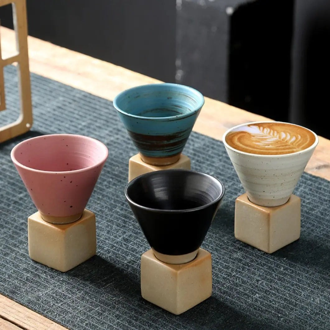 Conical Ceramic Coffee Cup