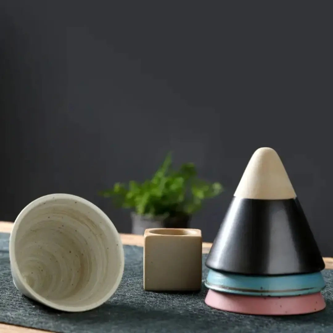 Conical Ceramic Coffee Cup