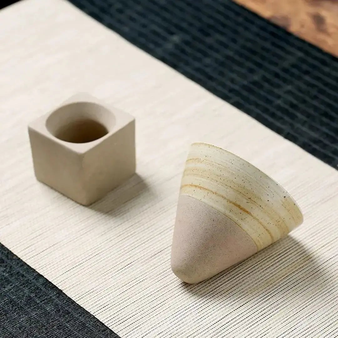 Conical Ceramic Coffee Cup