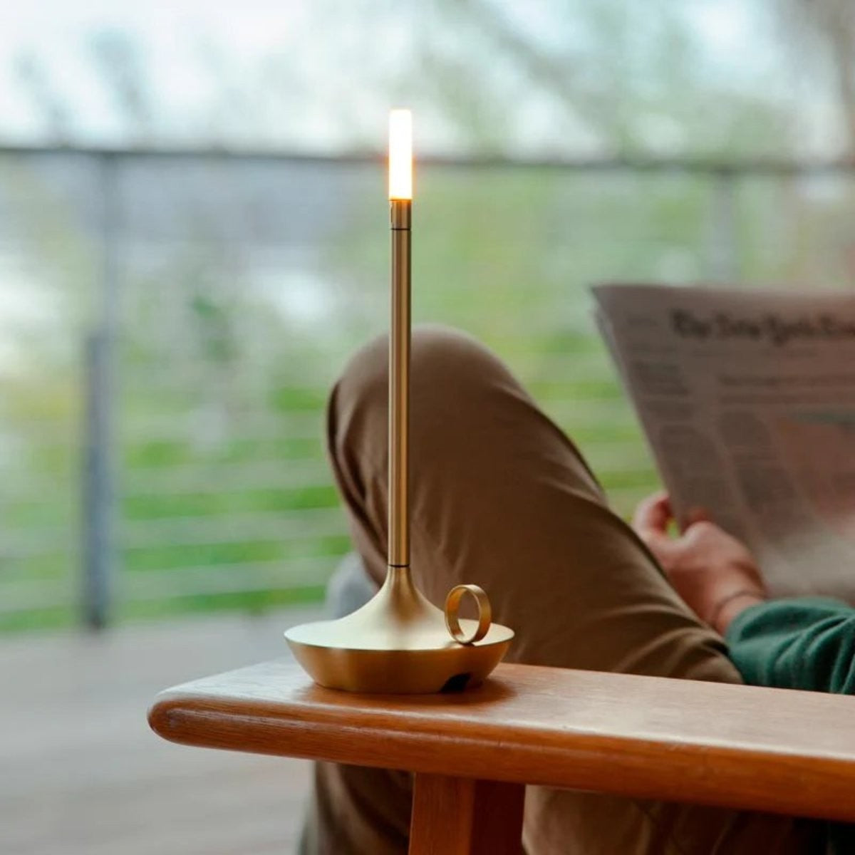 Cordless Candle Table Lamp