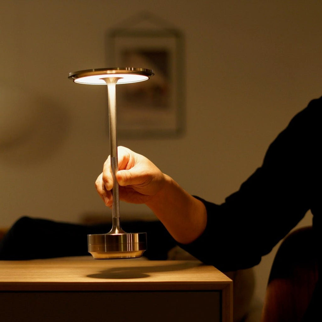 Cordless Metal Table Lamp