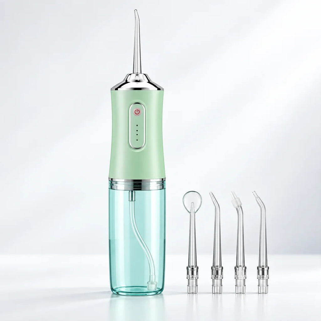 Cordless Water Flosser – rechargeable, replaceable nozzles
