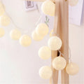Cotton Ball Fairy Lights