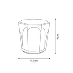 Crystal Bedside Lamp – faceted prism shade, USB rechargeable