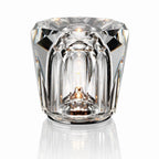 Crystal Bedside Lamp – faceted prism shade, USB rechargeable