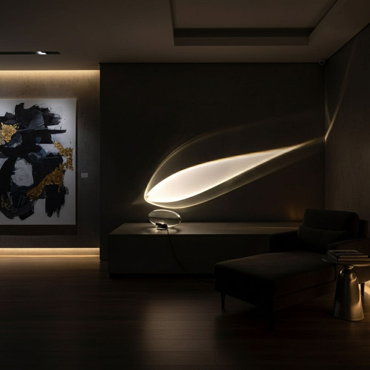 Crystal Lens Table Lamp