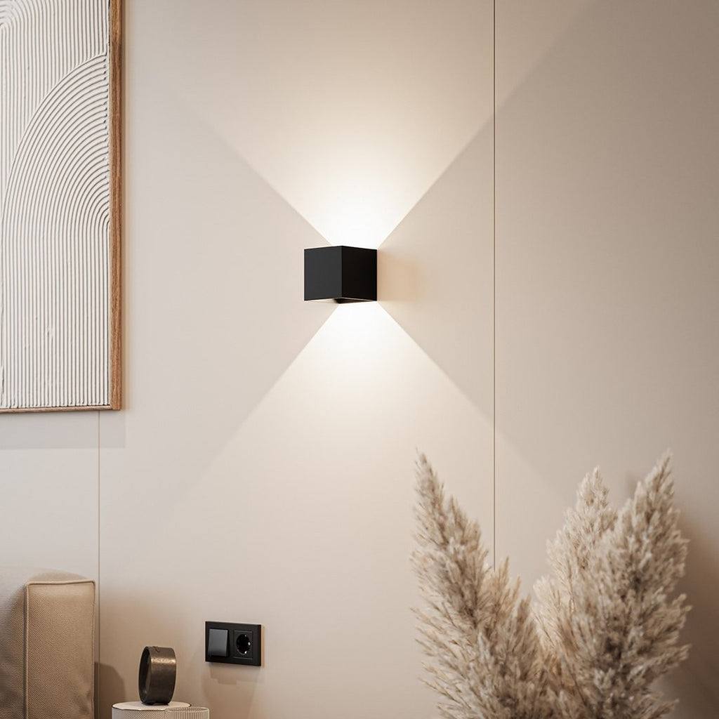 Cube Up-and-Down LED Wall Light