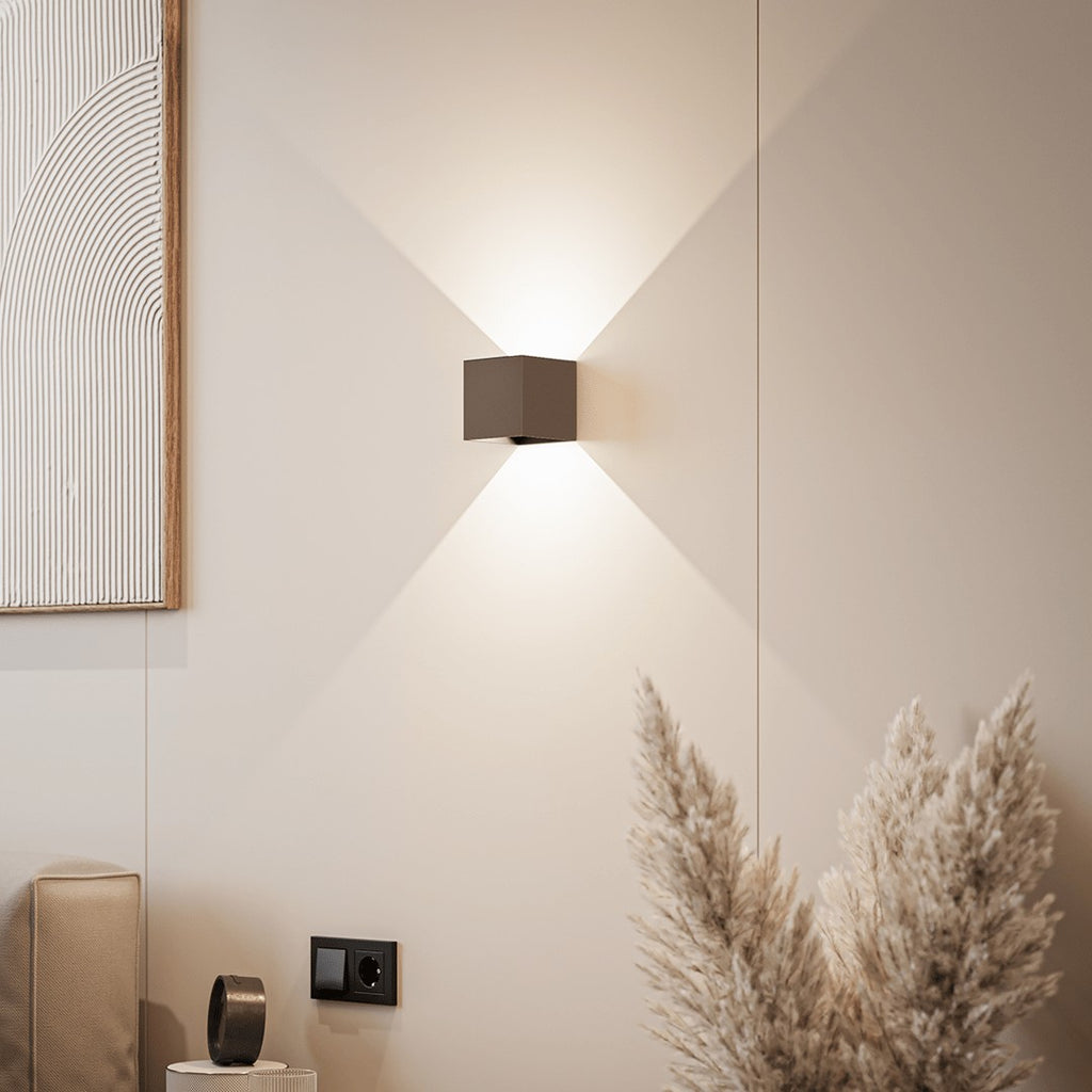 Cube Up-and-Down LED Wall Light