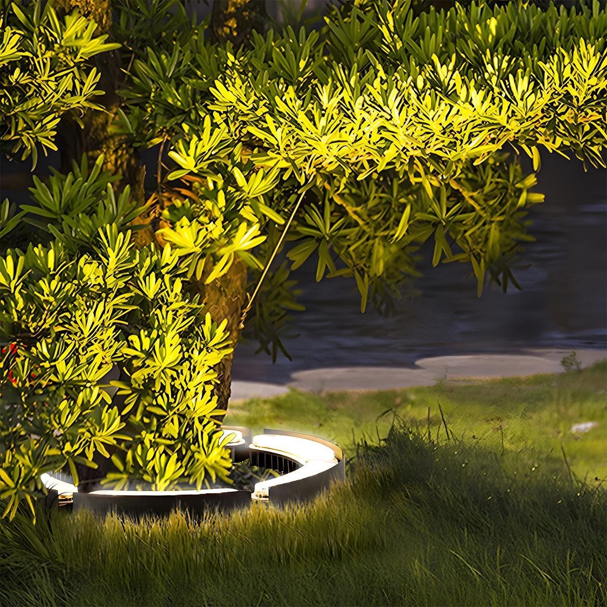 Curved LED Tree Uplighter