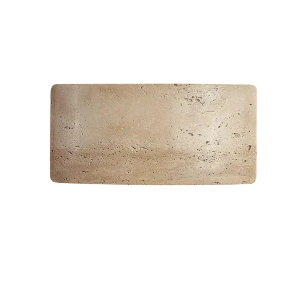 Curved Travertine Wall Light