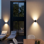 Curved Up and Down Wall Light