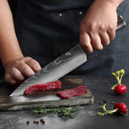 Damascus Pattern Kitchen Knives