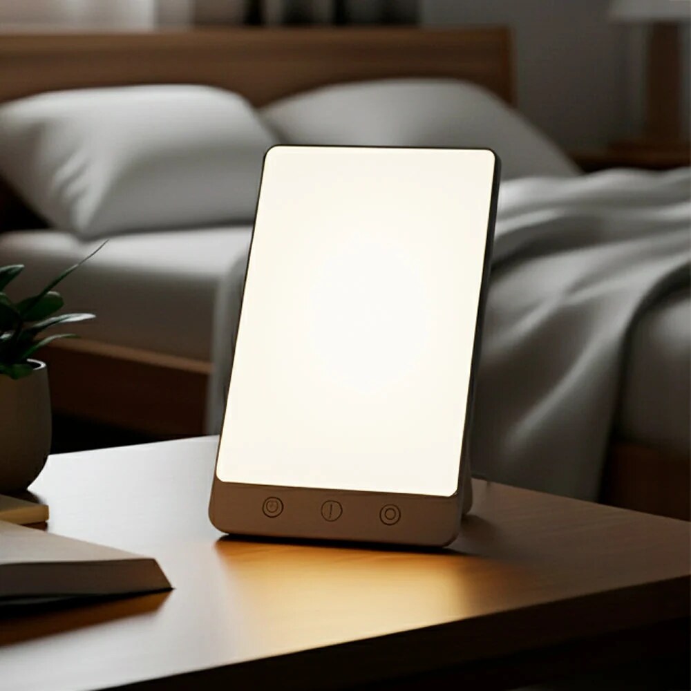Daylight Table Lamp – dimmable, touch control, portable stand