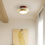 Decorative Ceiling Lamp – retro glass, three colour temperatures