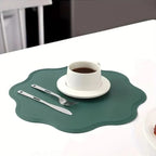 Decorative Textured Placemats – embossed design, waterproof surface