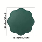 Decorative Textured Placemats – embossed design, waterproof surface