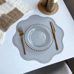 Decorative Textured Placemats – embossed design, waterproof surface