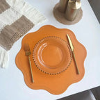 Decorative Textured Placemats – embossed design, waterproof surface